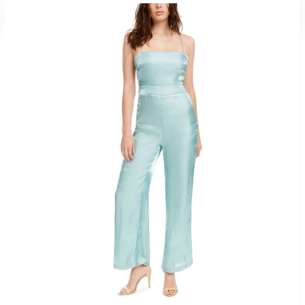 Line & Dot ✨️ Peyton Tie-Back Women's Jumpsuit in Mint Size L